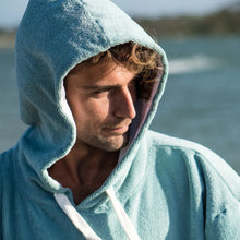 Load image into Gallery viewer, Hooded Thick Changing Robe Microfibre - "Thick Poncho" - Coastal Paddle Boards