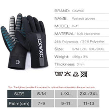 Load image into Gallery viewer, 3mm Neoprene Wetsuit Gloves - "Warm Grippy Mittens" - Paddle Boarding - SUP - ISUP