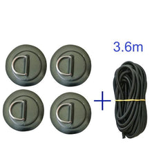 Load image into Gallery viewer, 6 Pack PVC Patch & Stainless Steel Paddle Board D Ring - "Rigging" - Paddle Boarding - SUP - ISUP