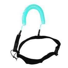 Load image into Gallery viewer, High quality 10ft Black Sup Waist Leash - "Be Safe" - Paddle Boarding - SUP - ISUP