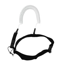 Load image into Gallery viewer, High quality 10ft Black Sup Waist Leash - "Be Safe" - Paddle Boarding - SUP - ISUP