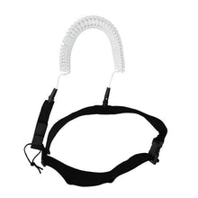 Load image into Gallery viewer, High quality 10ft Black Sup Waist Leash - "Be Safe" - Paddle Boarding - SUP - ISUP
