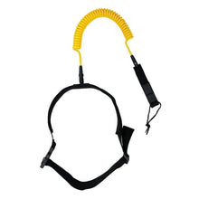 Load image into Gallery viewer, High quality 10ft Black Sup Waist Leash - "Be Safe" - Paddle Boarding - SUP - ISUP