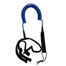 Load image into Gallery viewer, High quality 10ft Black Sup Waist Leash - "Be Safe" - Paddle Boarding - SUP - ISUP