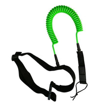 Load image into Gallery viewer, High quality 10ft Black Sup Waist Leash - "Be Safe" - Paddle Boarding - SUP - ISUP