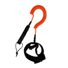 Load image into Gallery viewer, High quality 10ft Black Sup Waist Leash - "Be Safe" - Paddle Boarding - SUP - ISUP