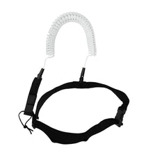 Load image into Gallery viewer, High quality 10ft Black Sup Waist Leash - "Be Safe" - Paddle Boarding - SUP - ISUP