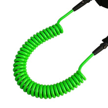 Load image into Gallery viewer, High quality 10ft Black Sup Waist Leash - "Be Safe" - Paddle Boarding - SUP - ISUP