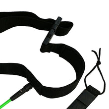 Load image into Gallery viewer, High quality 10ft Black Sup Waist Leash - "Be Safe" - Paddle Boarding - SUP - ISUP