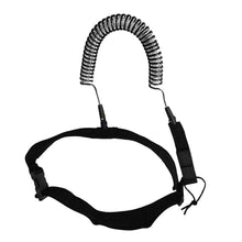Load image into Gallery viewer, High quality 10ft Black Sup Waist Leash - "Be Safe" - Paddle Boarding - SUP - ISUP