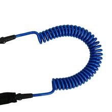 Load image into Gallery viewer, High quality 10ft Black Sup Waist Leash - "Be Safe" - Paddle Boarding - SUP - ISUP