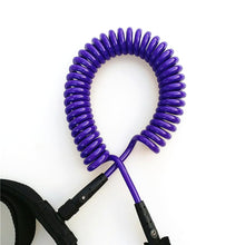 Load image into Gallery viewer, High quality 10ft Black Sup Waist Leash - "Be Safe" - Paddle Boarding - SUP - ISUP