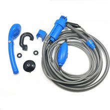 Load image into Gallery viewer, Portable 12V Shower & Cleaner with Folding Bucket - "Feeling Fresh" - Paddle Boarding - SUP - ISUP
