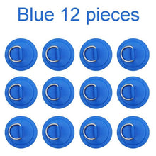 Load image into Gallery viewer, 6 Pack PVC Patch & Stainless Steel Paddle Board D Ring - "Rigging" - Paddle Boarding - SUP - ISUP