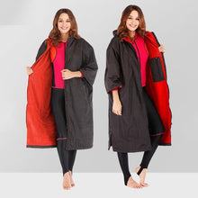 Load image into Gallery viewer, Windproof, Waterproof, MicroFibre Changing Robe - "Nice & Warm" - Paddle Boarding - SUP - ISUP