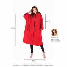 Load image into Gallery viewer, Windproof, Waterproof, MicroFibre Changing Robe - "Nice & Warm" - Paddle Boarding - SUP - ISUP