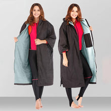 Load image into Gallery viewer, Windproof, Waterproof, MicroFibre Changing Robe - "Nice & Warm" - Paddle Boarding - SUP - ISUP