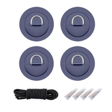 Load image into Gallery viewer, 4 Pack Paddle Boarding Stainless Steel D Ring Set - "Extra Stuff" - Paddle Boarding - SUP - ISUP