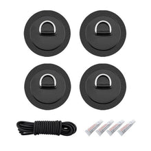 Load image into Gallery viewer, 4 Pack Paddle Boarding Stainless Steel D Ring Set - "Extra Stuff" - Paddle Boarding - SUP - ISUP