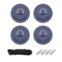 Load image into Gallery viewer, 4 Pack Paddle Boarding Stainless Steel D Ring Set - "Extra Stuff" - Paddle Boarding - SUP - ISUP