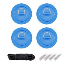 Load image into Gallery viewer, 4 Pack Paddle Boarding Stainless Steel D Ring Set - "Extra Stuff" - Paddle Boarding - SUP - ISUP