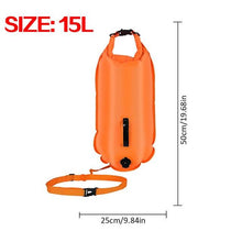 Load image into Gallery viewer, 15L/28L Inflatable Open PVC Swimming Buoy Float - "Outdoor Swimming" - Paddle Boarding - SUP - ISUP