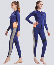 Load image into Gallery viewer, 2 Piece Women's 2.5MM Neoprene Wetsuit Long Sleeve - "Hassle Free Wetsuit" - Paddle Boarding - SUP - ISUP
