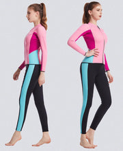 Load image into Gallery viewer, 2 Piece Women's 2.5MM Neoprene Wetsuit Long Sleeve - "Hassle Free Wetsuit" - Paddle Boarding - SUP - ISUP