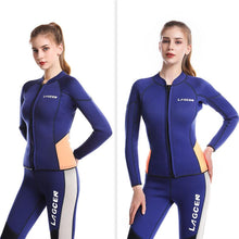 Load image into Gallery viewer, 2 Piece Women's 2.5MM Neoprene Wetsuit Long Sleeve - "Hassle Free Wetsuit" - Paddle Boarding - SUP - ISUP