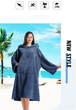 Load image into Gallery viewer, Beach Towel Robes - &quot;So Fluffy&quot; - Paddle Boarding - SUP - ISUP
