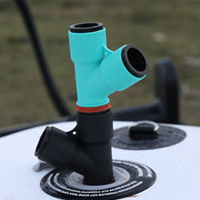 Load image into Gallery viewer, ISUP Twin Pump Inflation Valve - &quot;Sharing is Caring&quot; - Coastal Paddle Boards
