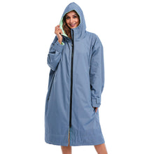 Load image into Gallery viewer, Waterproof Long Sleeve Changing Robe - &quot;Winter is Coming&quot; - Paddle Boarding - SUP - ISUP
