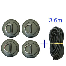 Load image into Gallery viewer, 6 Pack PVC Patch &amp; Stainless Steel Paddle Board D Ring - &quot;Rigging&quot; - Paddle Boarding - SUP - ISUP
