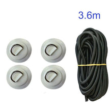 Load image into Gallery viewer, 6 Pack PVC Patch &amp; Stainless Steel Paddle Board D Ring - &quot;Rigging&quot; - Paddle Boarding - SUP - ISUP
