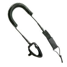 Load image into Gallery viewer, 10ft Back Up Coiled Leash - &quot;Something To Hang On To&quot; - Paddle Boarding - SUP - ISUP
