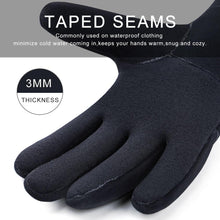 Load image into Gallery viewer, 3mm Neoprene Wetsuit Gloves - &quot;Warm Grippy Mittens&quot; - Paddle Boarding - SUP - ISUP

