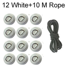 Load image into Gallery viewer, 6 Pack PVC Patch &amp; Stainless Steel Paddle Board D Ring - &quot;Rigging&quot; - Paddle Boarding - SUP - ISUP
