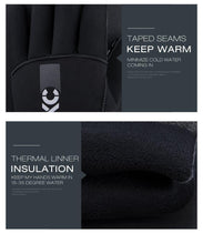 Load image into Gallery viewer, 3mm Neoprene Wetsuit Gloves - &quot;Warm Grippy Mittens&quot; - Paddle Boarding - SUP - ISUP
