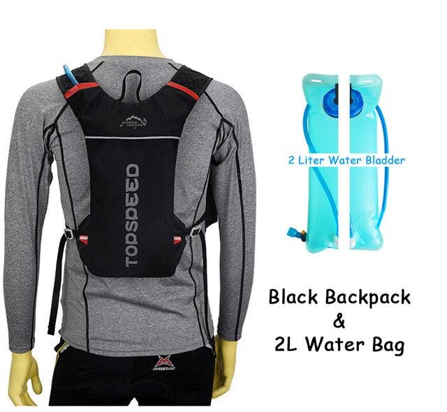 Hydration Backpack, Lightweight, 2L Water Bladder - 