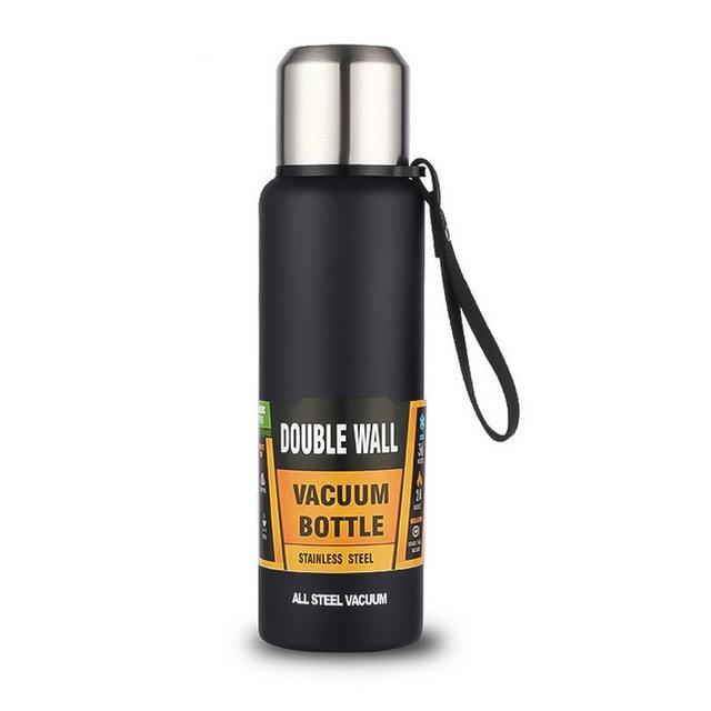 Double Insulated Vacuum Flask & Carrying Pouch - 
