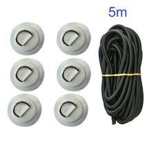 Load image into Gallery viewer, 6 Pack PVC Patch &amp; Stainless Steel Paddle Board D Ring - &quot;Rigging&quot; - Paddle Boarding - SUP - ISUP
