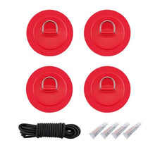Load image into Gallery viewer, 4 Pack Paddle Boarding Stainless Steel D Ring Set - &quot;Extra Stuff&quot; - Paddle Boarding - SUP - ISUP
