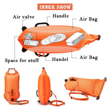 Load image into Gallery viewer, 15L/28L Inflatable Open PVC Swimming Buoy Float - &quot;Outdoor Swimming&quot; - Paddle Boarding - SUP - ISUP
