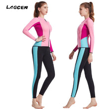 Load image into Gallery viewer, 2 Piece Women&#39;s 2.5MM Neoprene Wetsuit Long Sleeve - &quot;Hassle Free Wetsuit&quot; - Paddle Boarding - SUP - ISUP
